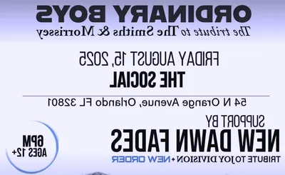 Ordinary Boys - The Smiths & Morrissey Tribute